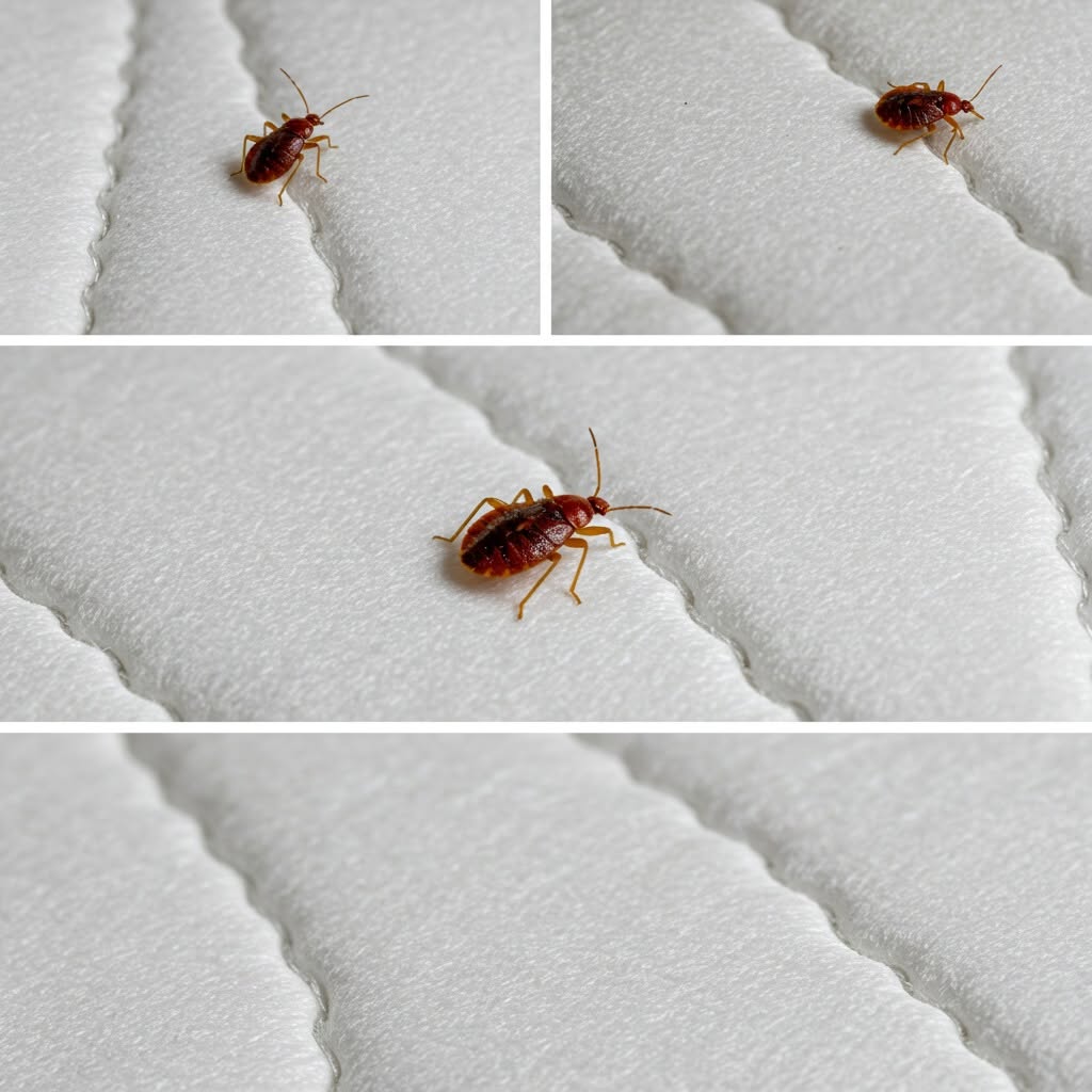 Zkontrolujte si matraci; pokud máte na kůži tyto skvrny, je vaše postel zamořena štěnicemi.