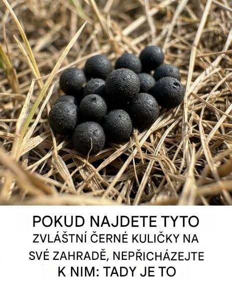 Co dělat, když na zahradě najdete podivné černé koule: co to vlastně je?