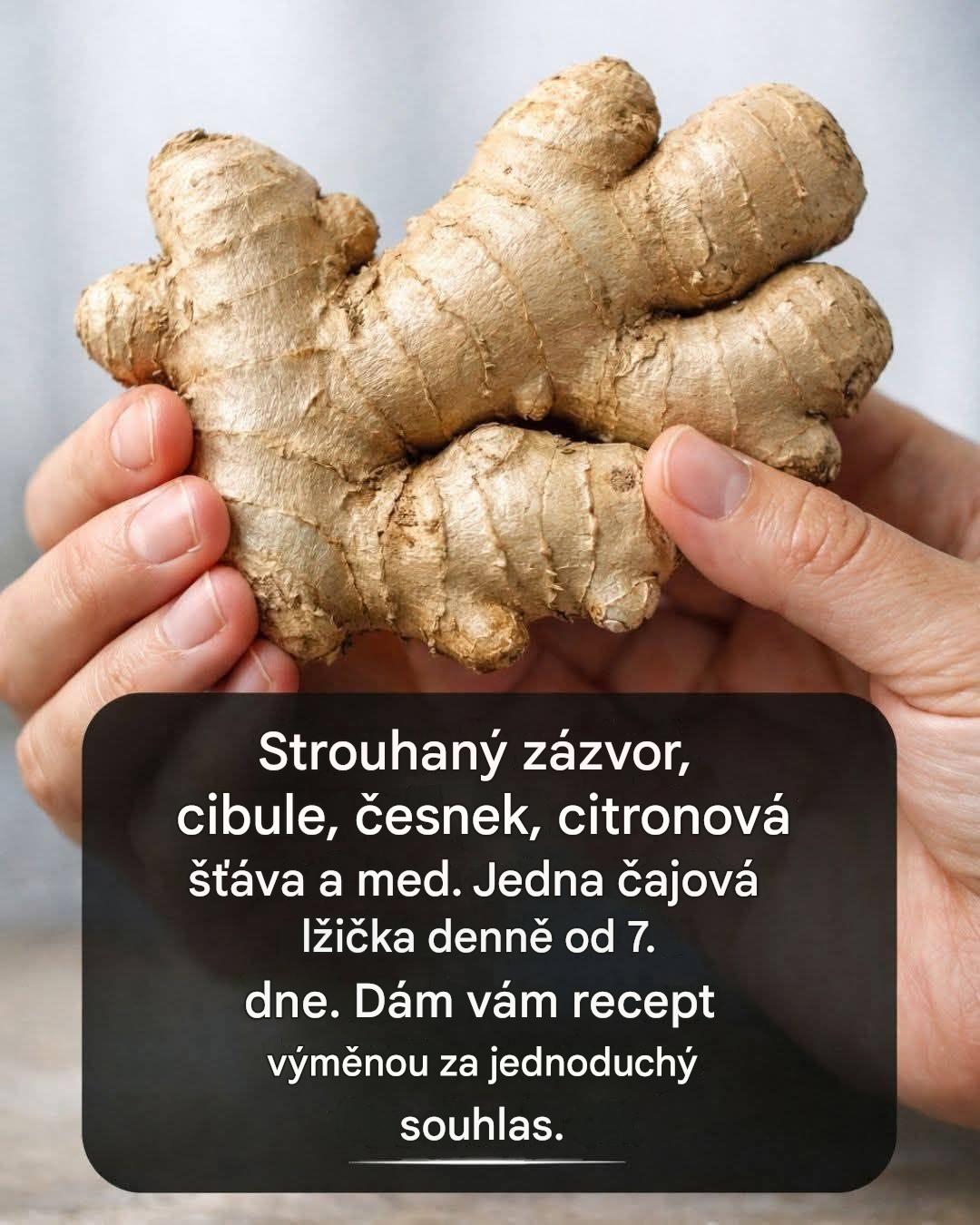 Směs zázvoru, česneku, cibule a citronu: čistí tělo a plíce