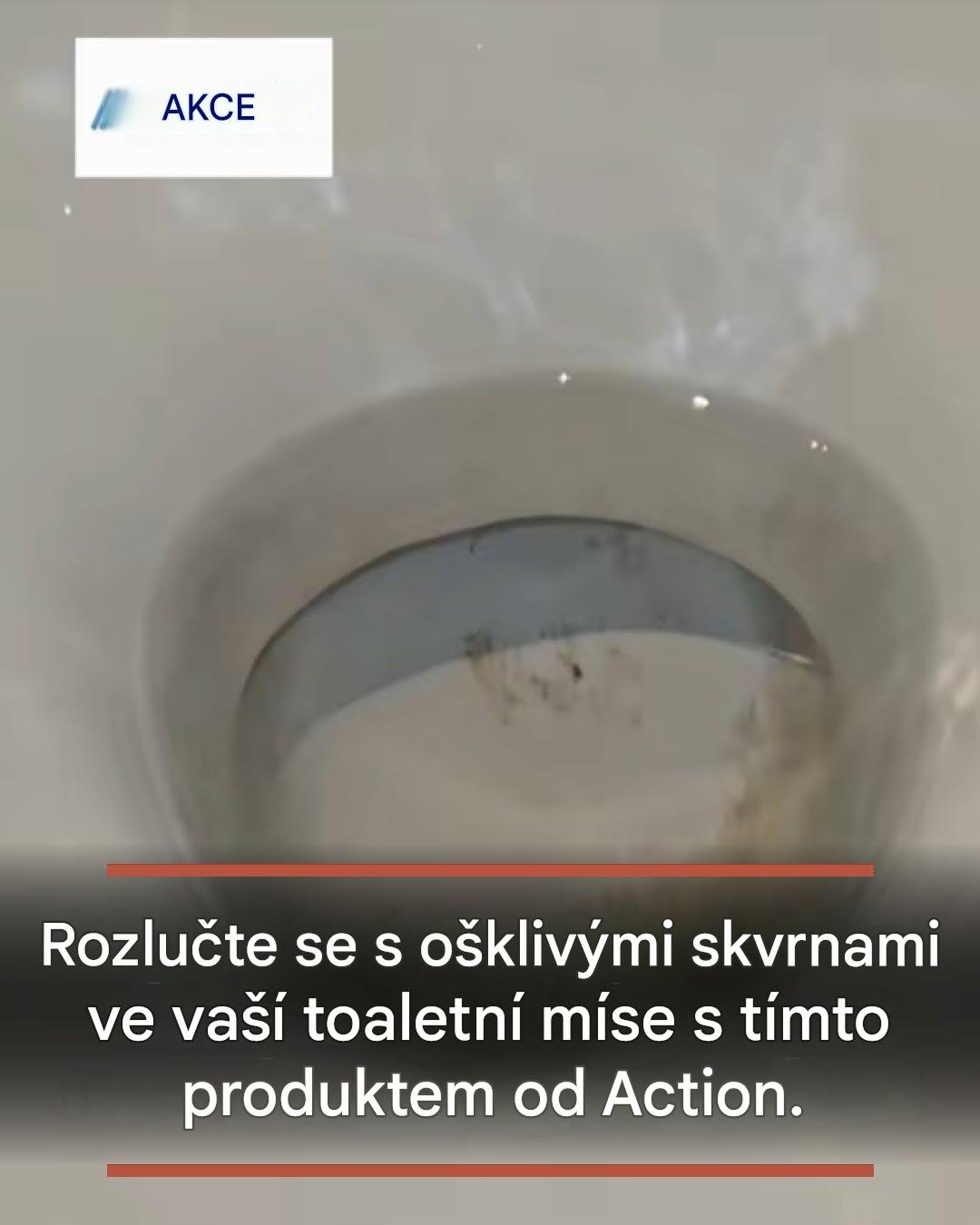 Rozlučte se s ošklivými skvrnami ve vaší toaletní míse s tímto produktem od Action.