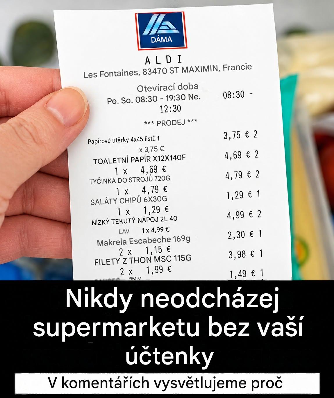 Proč je důležité si po nákupu vždy uschovat účtenku
