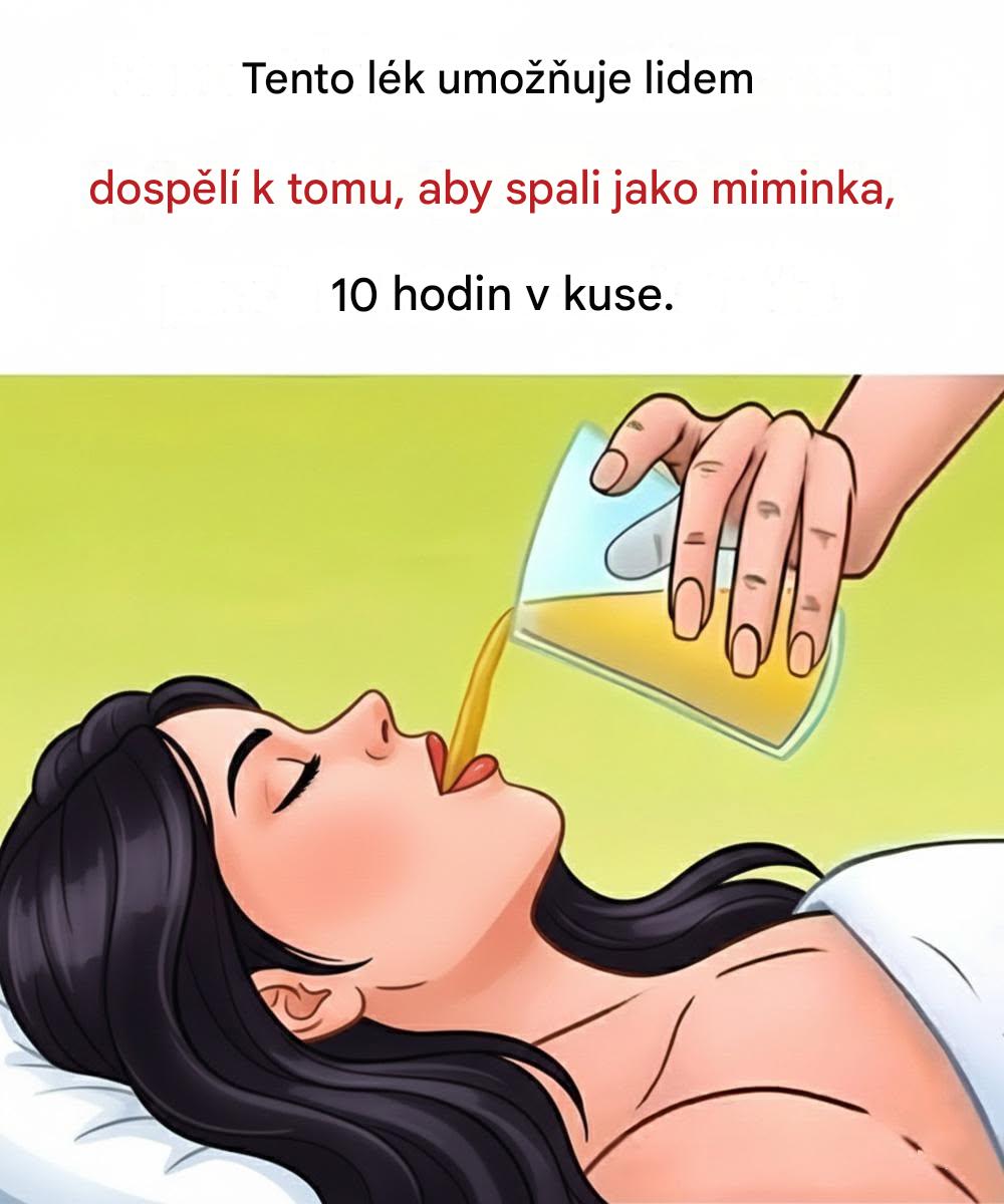 Tento lék pomáhá starším lidem spát jako miminka, deset hodin v kuse.
