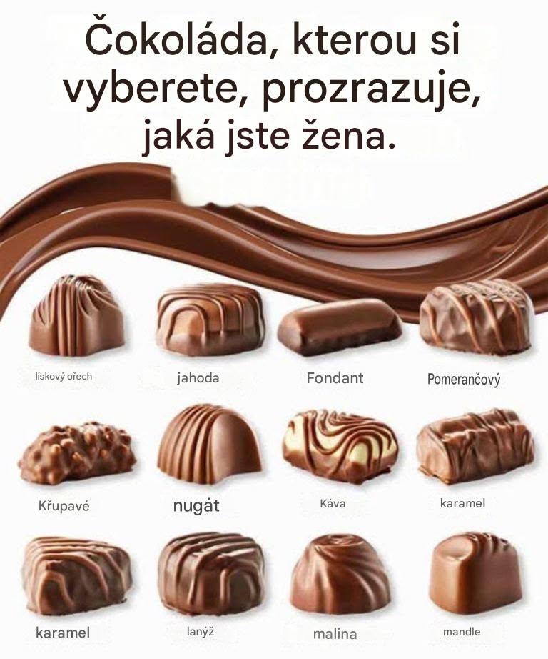 Čokoláda, kterou si vyberete, odhaluje, jaká jste žena