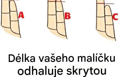 Co vypovídá velikost malíčku o vaší povaze, aniž byste to věděli