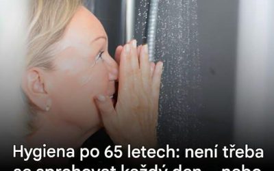 Mytí po 65 letech: ne, není to každý den – zde je ideální frekvence ověřená dermatology