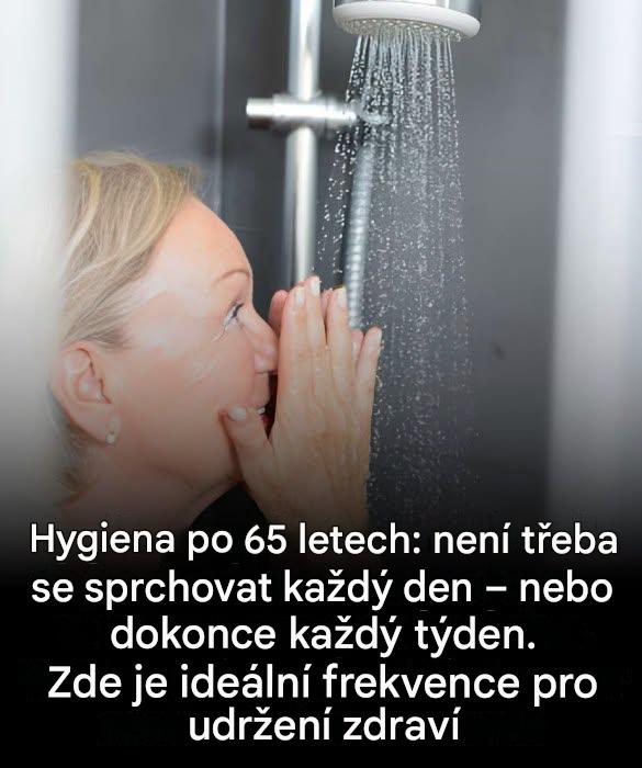 Mytí po 65 letech: ne, není to každý den – zde je ideální frekvence ověřená dermatology