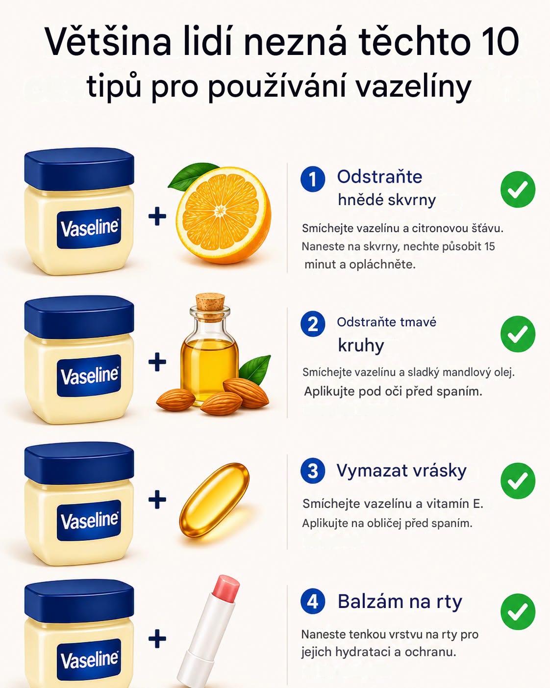 50 způsobů, jak využít vazelínu pro krásu a domácnost