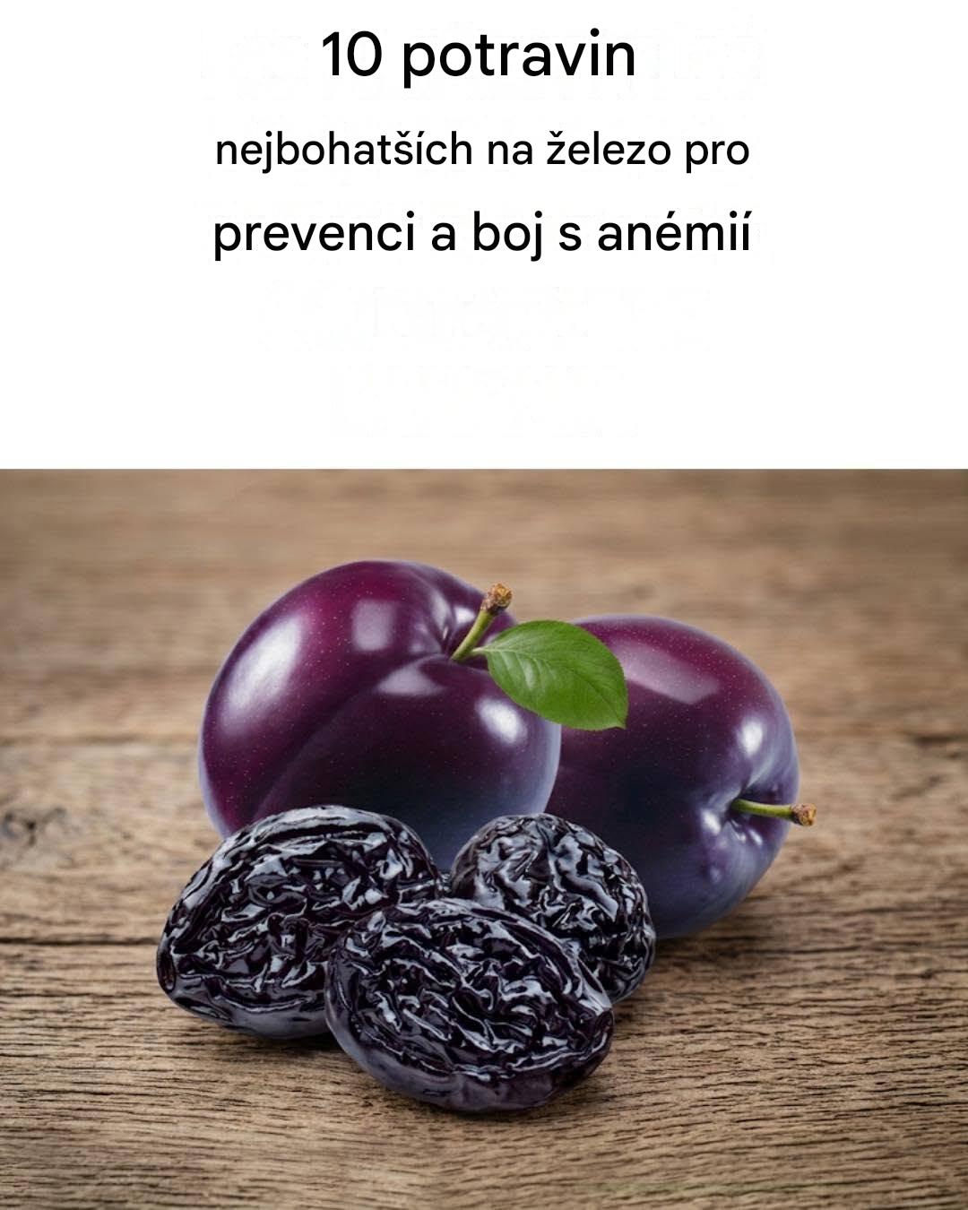 10 potravin, které zvyšují hladinu železa a zabraňují anémii
