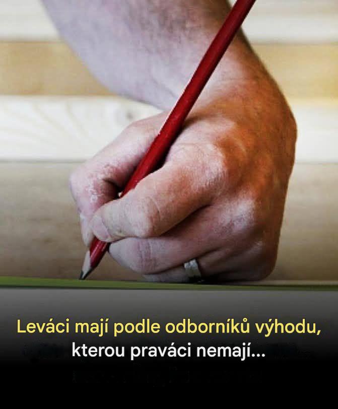 Co mají leváci, co praváci nemají
