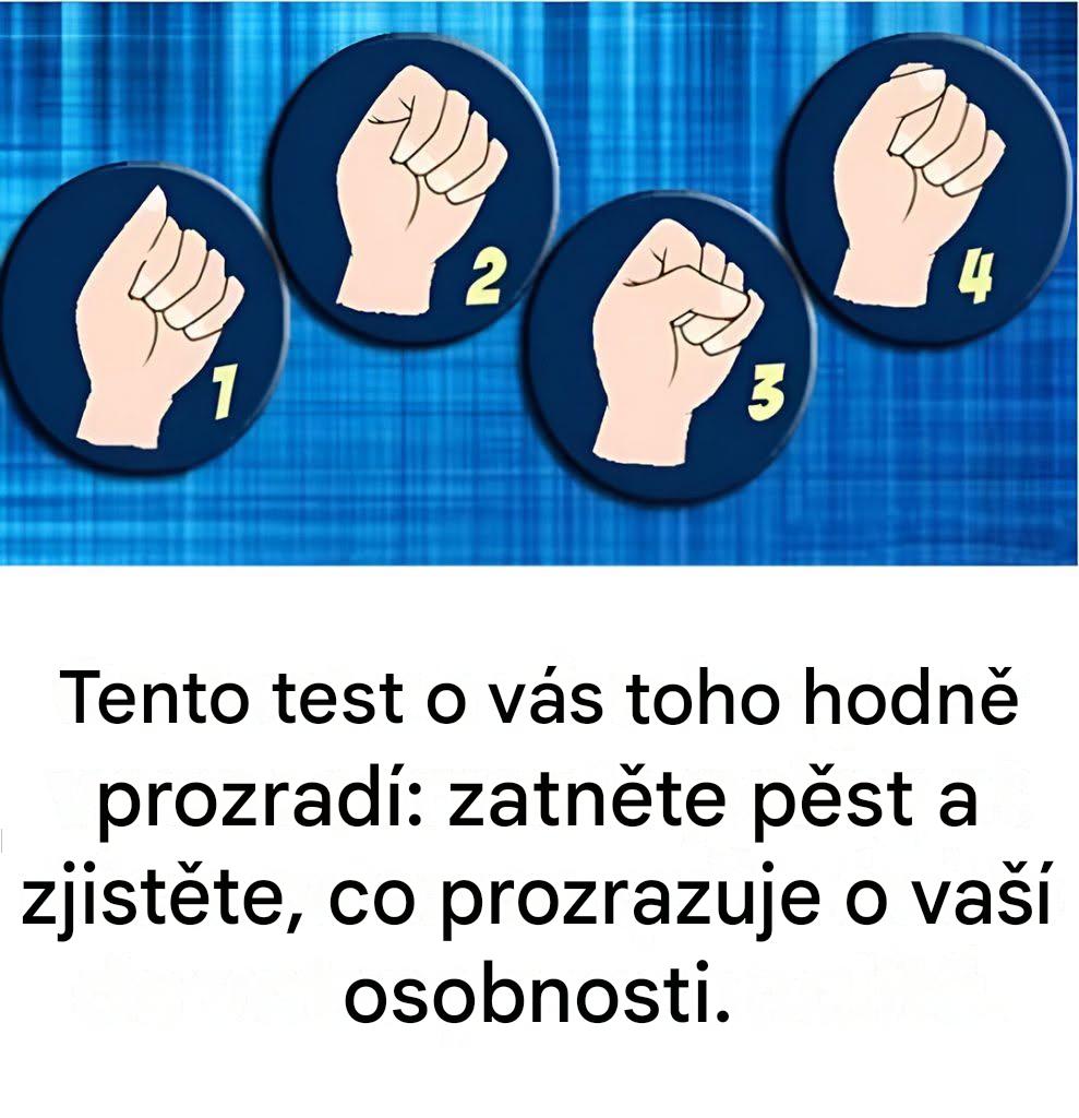 Co o vaší povaze prozrazuje poloha palce (test, který si nesmíte nechat ujít)