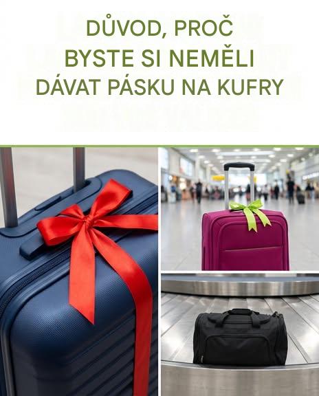 Proč odborníci na zavazadla důrazně nedoporučují používat ozdobné stuhy na kufrech