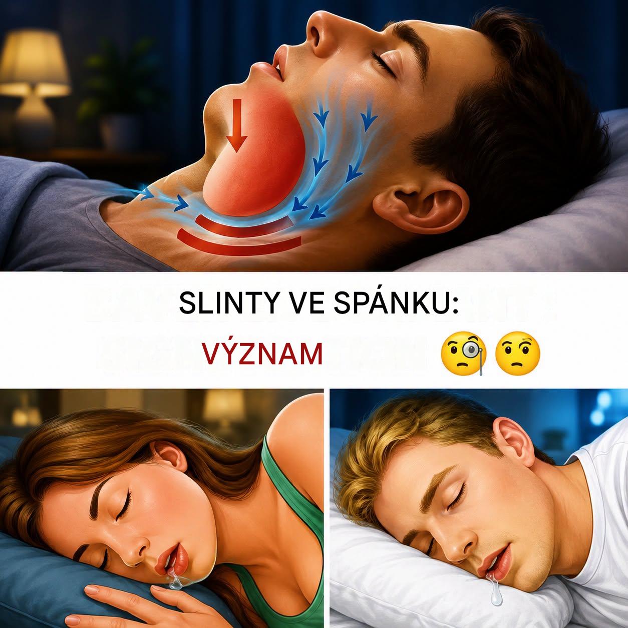 Pokud v noci slintáte, toto se vám vaše tělo snaží říct.