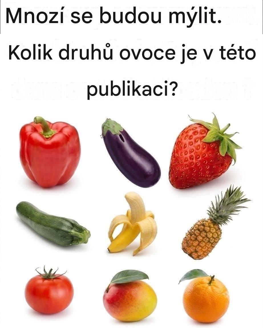 99 % lidí odpovědělo špatně! Kolik ovoce na tomto obrázku doopravdy vidíte?