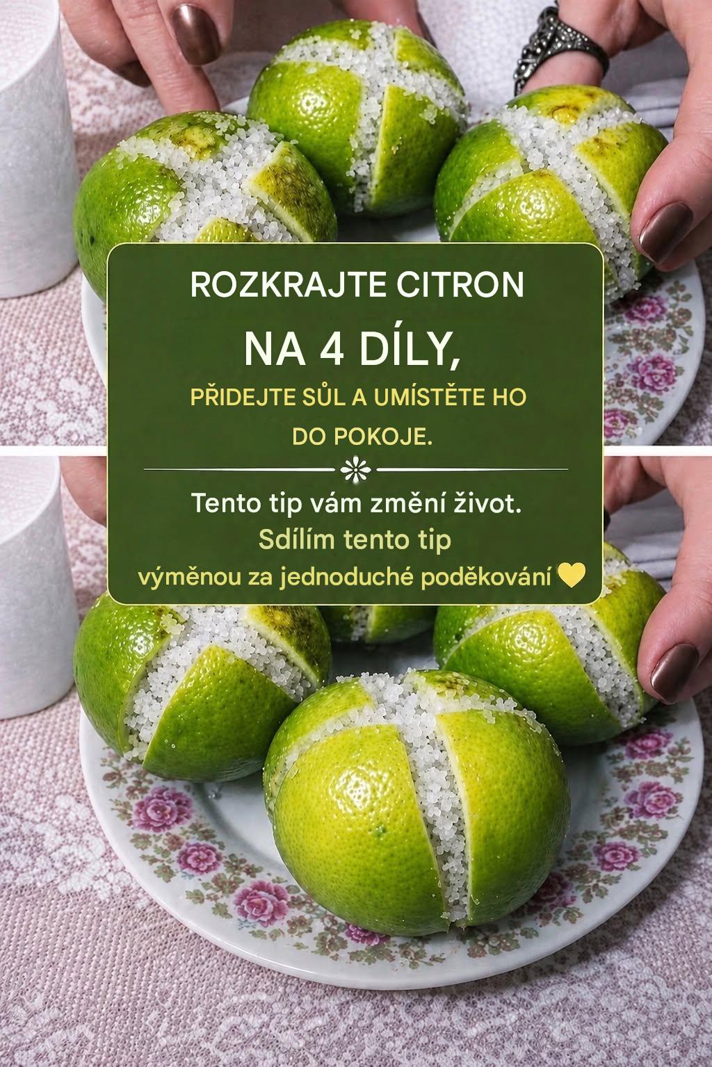 Citron a sůl: Přírodní domácí trik, o kterém všichni mluví