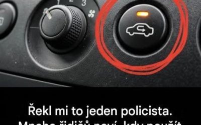 Mnoho řidičů neví, kdy toto tlačítko použít