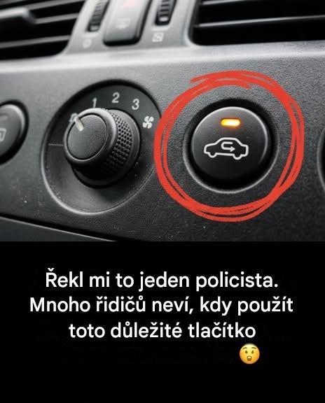 Mnoho řidičů neví, kdy toto tlačítko použít