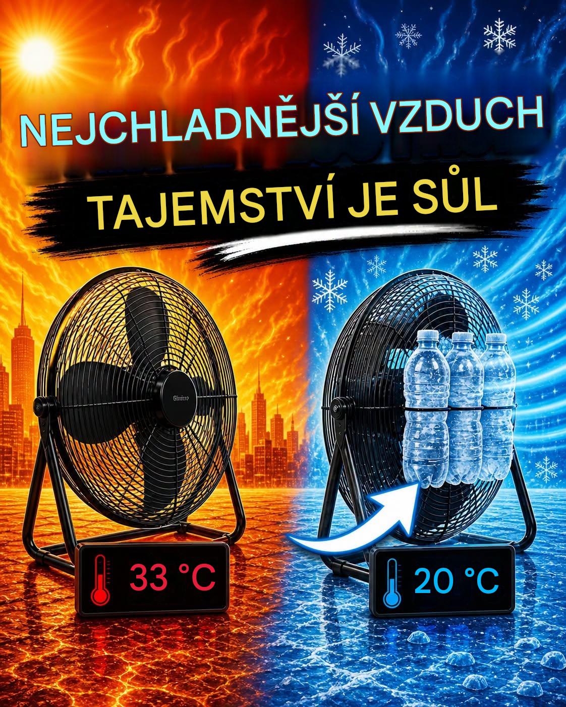 Proměňte jakýkoli ventilátor v klimatizaci zdarma | Svou vlastní klimatizaci, která skutečně funguje!!!