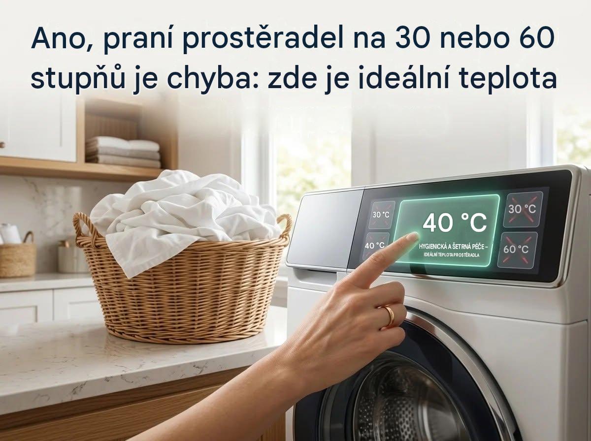 Proč musíte okamžitě přestat prát prostěradla na 30 nebo 60 stupňů