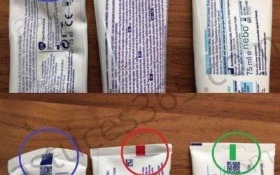 Pravděpodobně jste si všimli malých barevných čtverečků nebo proužků na konci tub od zubní pasty.