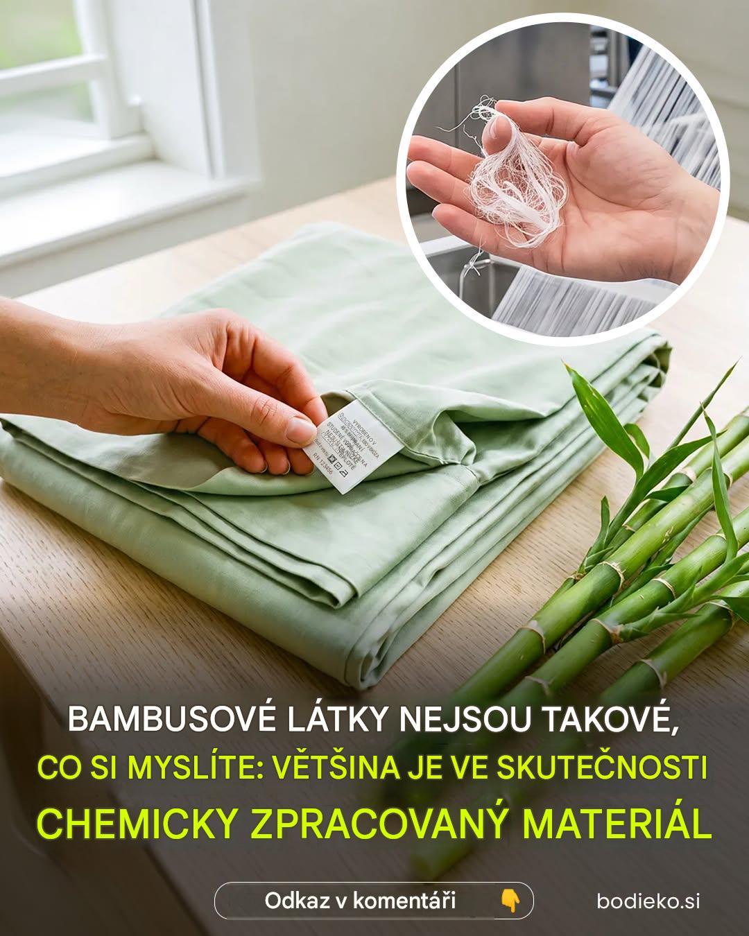 Bambusové látky nejsou to, co si myslíte: Většina z nich je ve skutečnosti viskóza
