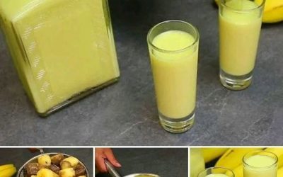 Domácí banánový krémový likér: tento recept si zamilujete