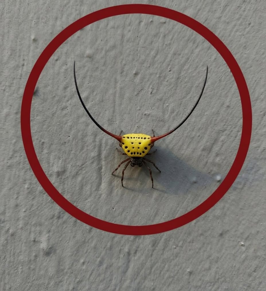 Včera večer jsem šel do garáže, rozsvítil světlo a uviděl jsem tohle na zdi.