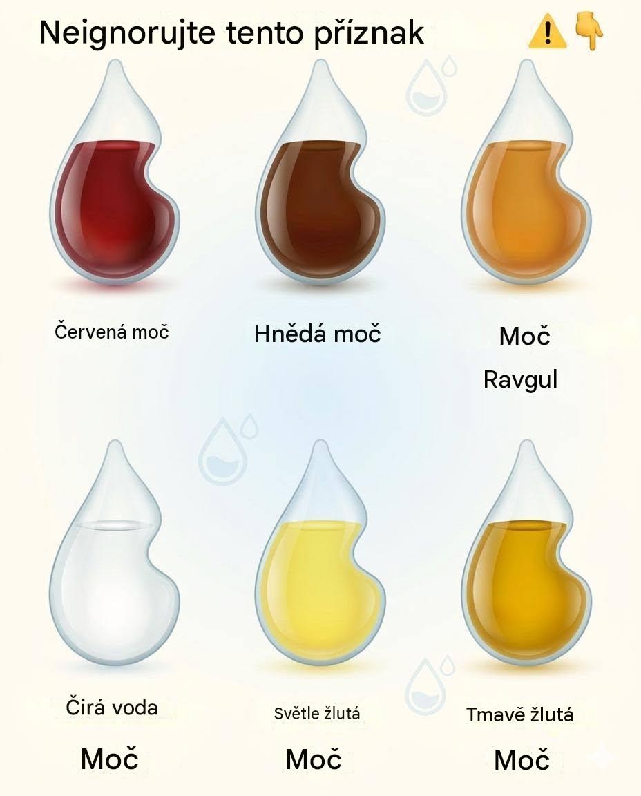 Co vypovídá barva vaší moči o vašem zdraví?