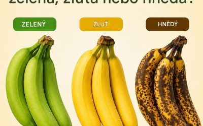 Zelený, žlutý nebo hnědý banán: který je pro vás opravdu nejzdravější?