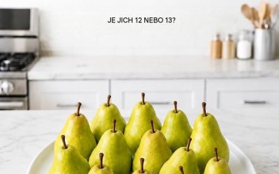 Oční test: Kolik hrušek opravdu vidíte? 12 nebo 13?