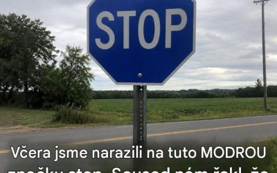 Význam modré stopky 👇 Zjistěte, co to doopravdy znamená